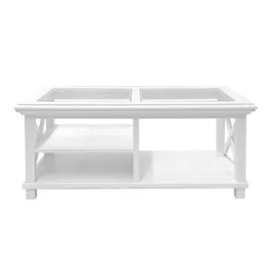 Sorrento Hamptons Rectangle 119cm Coffee Table White by OneWorld Collection, a Coffee Table for sale on Style Sourcebook