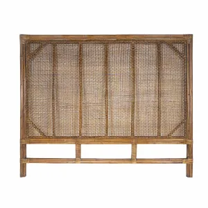 Cayman Rattan Hamptons Bedhead Queen by OneWorld Collection, a Bed Heads for sale on Style Sourcebook