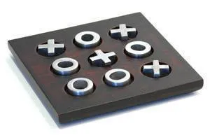 Alum O'S And X'S On Wood Base by OneWorld Collection, a Decor for sale on Style Sourcebook