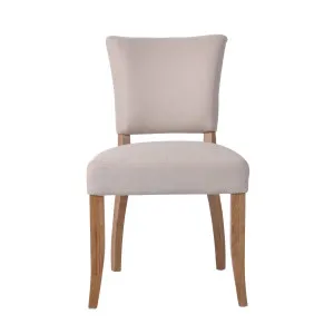 Claude Oakwood Dining Chair Beige by OneWorld Collection, a Dining Chairs for sale on Style Sourcebook