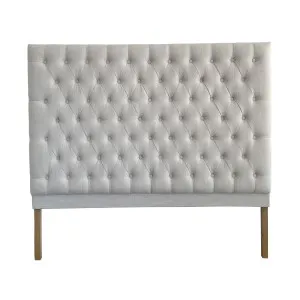 Torquay Beige Upholstered Queen Bedhead by OneWorld Collection, a Bed Heads for sale on Style Sourcebook