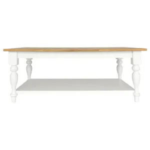 Stradbroke Rectangle Coffee Table Natural Oak and White by OneWorld Collection, a Coffee Table for sale on Style Sourcebook