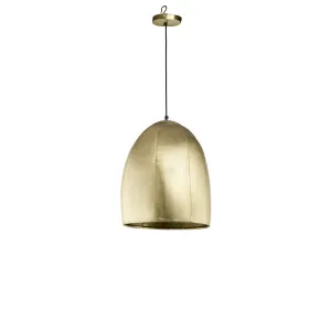 Brass Forged Metal Pendant by OneWorld Collection, a Pendant Lighting for sale on Style Sourcebook