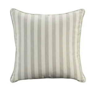 55Cm Throw Cushion Natural Wide Stripe by OneWorld Collection, a Cushions, Decorative Pillows for sale on Style Sourcebook