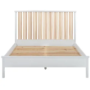 Ibiza Queen Bed Pillar White/Natural by OneWorld Collection, a Bed Heads for sale on Style Sourcebook