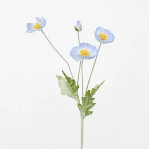 Poppy Spray Light Blue by Florabelle Living, a Plants for sale on Style Sourcebook