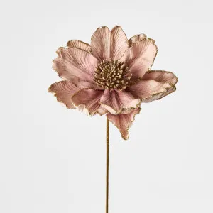 Glitter Edged Flower Stem Pale Pink by Florabelle Living, a Plants for sale on Style Sourcebook