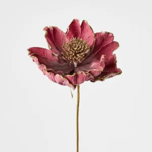 Glitter Edged Flower Stem Plum by Florabelle Living, a Plants for sale on Style Sourcebook