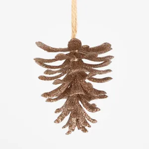 Glitter Hanging Pinecone Box of 12 Copper by Florabelle Living, a Plants for sale on Style Sourcebook