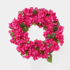 Dolce Vita Bougainvillea Wreath 66cm by Florabelle Living, a Christmas for sale on Style Sourcebook