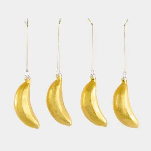 Sugared Banana Decorations - Set of 4 by Florabelle Living, a Christmas for sale on Style Sourcebook
