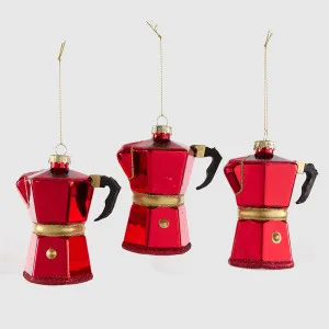 Espresso Coffee Maker Decorations - Set of 3 by Florabelle Living, a Christmas for sale on Style Sourcebook
