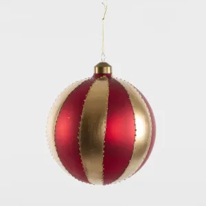 Carnival Bauble Large Red & Gold by Florabelle Living, a Christmas for sale on Style Sourcebook