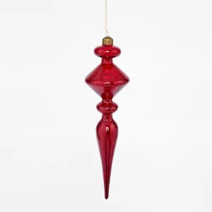 Majestic Finial Decoration Red by Florabelle Living, a Christmas for sale on Style Sourcebook