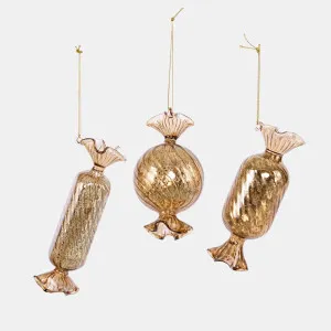 Golden Candy Decorations - Mixed Box of 3 by Florabelle Living, a Christmas for sale on Style Sourcebook
