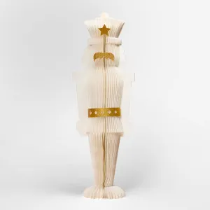 Giant Paper Star Nutcracker White & Gold by Florabelle Living, a Christmas for sale on Style Sourcebook