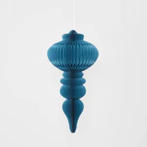 Giant Paper Spire Finial Decoration Teal by Florabelle Living, a Christmas for sale on Style Sourcebook