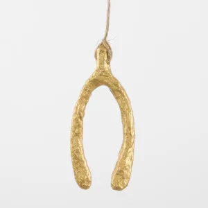 Mache Lucky Wishbone Tree Decoration Gold by Florabelle Living, a Christmas for sale on Style Sourcebook