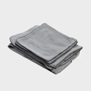 Noosa Hamptons Ottoman Pebble by Florabelle Living, a Stools for sale on Style Sourcebook