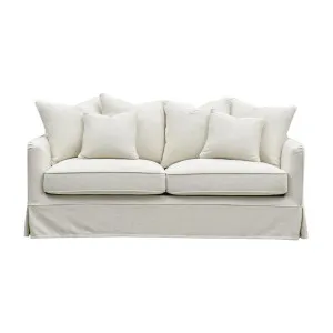 Noosa Hamptons 2.5 Seat Sofa Ivory by Florabelle Living, a Stools for sale on Style Sourcebook