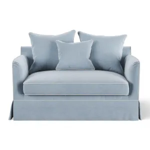 Noosa Hamptons 1.5 Seat Sofa Bed Blue Sky by Florabelle Living, a Sofas for sale on Style Sourcebook