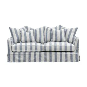 Noosa Hamptons 2.5 Seat Sofa Bed Blue Sky Stripe by Florabelle Living, a Sofas for sale on Style Sourcebook