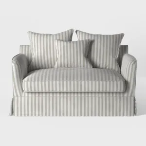 Noosa Hamptons 1.5 Seat Sofa Bed Natural Stripe by Florabelle Living, a Sofas for sale on Style Sourcebook