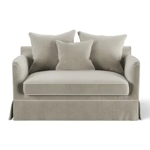Noosa Hamptons 1.5 Seat Sofa Bed Natural W/White Piping by Florabelle Living, a Sofas for sale on Style Sourcebook