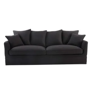 Noosa Hamptons 3 Seat Sofa Charcoal - Limited Edition by Florabelle Living, a Sofas for sale on Style Sourcebook
