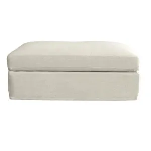 Marbella Ottoman Ivory by Florabelle Living, a Stools for sale on Style Sourcebook