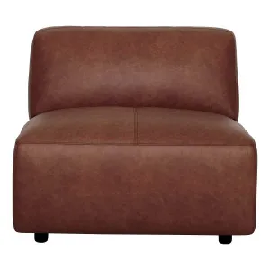 Harry Sofa Single Extension in Urbane Leather Dark Brown by OzDesignFurniture, a Sofas for sale on Style Sourcebook