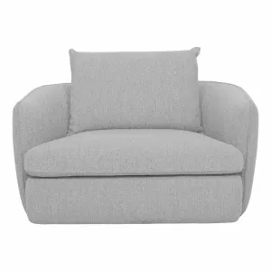Nest Swivel Armchair in Het Light Grey by OzDesignFurniture, a Chairs for sale on Style Sourcebook