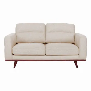 Astrid 2 Seater Sofa in Talent Sand / Brown Leg by OzDesignFurniture, a Sofas for sale on Style Sourcebook