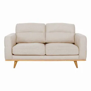 Astrid 2 Seater Sofa in Talent Sand / Clear Leg by OzDesignFurniture, a Sofas for sale on Style Sourcebook