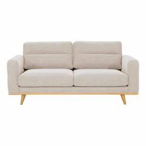 Astrid 2.5 Seater Sofa in Talent Sand / Clear Leg by OzDesignFurniture, a Sofas for sale on Style Sourcebook