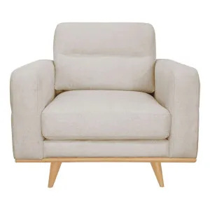 Astrid Armchair in Talent Sand / Clear Leg by OzDesignFurniture, a Chairs for sale on Style Sourcebook