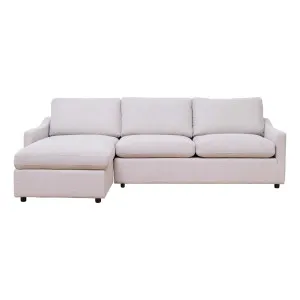 Mokum Sofa Bed with Storage Chaise LHF in Mars Champagne by OZ Design, a Sofa Beds for sale on Style Sourcebook