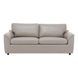 Relay Sofa Bed in Leather Light Mocha by OzDesignFurniture, a Sofa Beds for sale on Style Sourcebook