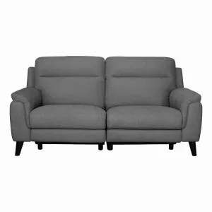 Forbes 2 Seater Recliner Sofa in Mars Charcoal by OzDesignFurniture, a Sofas for sale on Style Sourcebook