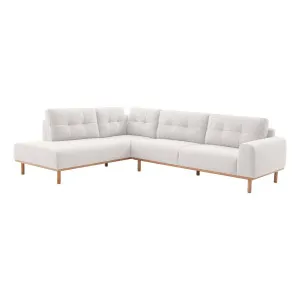 Stratton Corner Chaise LHF in Cloud White Sand by OzDesignFurniture, a Sofas for sale on Style Sourcebook