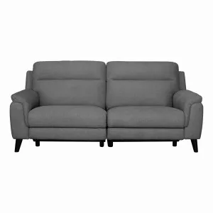 Forbes 3 Seater Recliner Sofa in Mars Charcoal by OzDesignFurniture, a Sofas for sale on Style Sourcebook