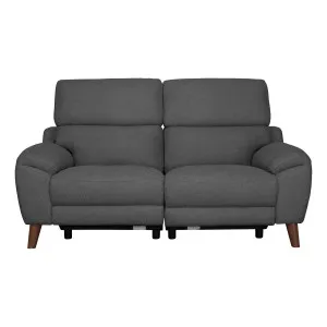 Anthony 2 Seater Recliner Sofa in Mars Charcoal by OzDesignFurniture, a Sofas for sale on Style Sourcebook
