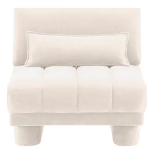 Carrie  Armless Chair  in Fam Beige by OZ Design, a Chairs for sale on Style Sourcebook