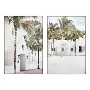 Casa De Palm Box Framed Canvas Set of 2 in 80 x 120cm by OZ Design, a Painted Canvases for sale on Style Sourcebook