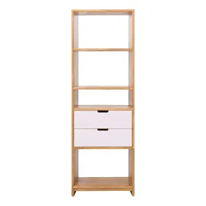 Franco Single Shelf Unit in Mangowood Clear / White Drawers by OZ Design, a Wall Shelves & Hooks for sale on Style Sourcebook