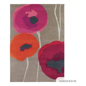 Poppies Rug 250x350cm in Mink by OZ Design, a Contemporary Rugs for sale on Style Sourcebook
