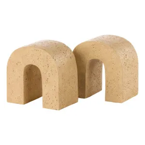 Bijou Bookends Set of 2 in Natural by OZ Design, a Desk Decor for sale on Style Sourcebook