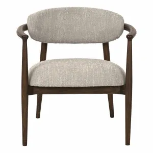 Palana Occasional Chair in Ritz White / Dark Chocolate by OZ Design, a Chairs for sale on Style Sourcebook