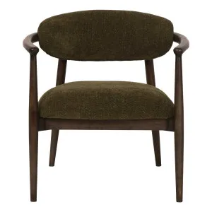 Palana Occasional Chair in Ritz Green / Dark Chocolate by OZ Design, a Chairs for sale on Style Sourcebook