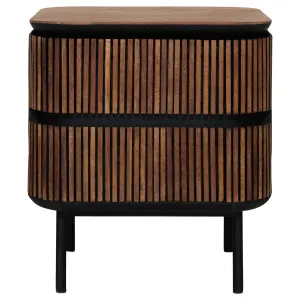 Monaco Bedside 2 Drawer in Reclaimed Teak by OZ Design, a Bedside Tables for sale on Style Sourcebook